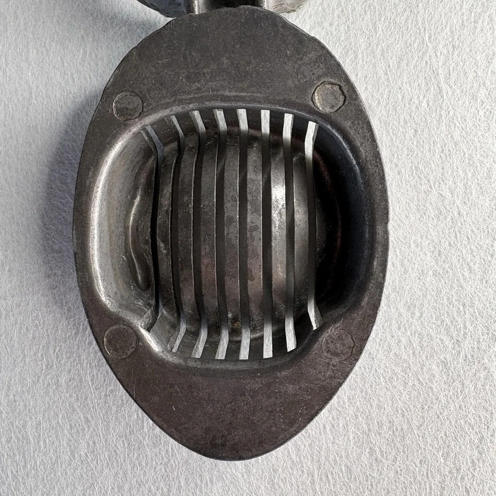 Vintage Presto 4-Way Egg Slicer Cutter Metal Aluminum 1950s Kitchen Tool USA